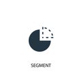 Segment icon. Simple element