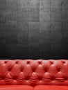 Segment Leather Sofa Upholstery With Copyspace Royalty Free Stock Photo