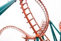 A segment of a roller coaster