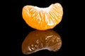 Segment of tangerine Royalty Free Stock Photo