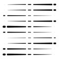 Segmented, dashed lines, stripes abstract geometric pattern. irregular straight parallel strips, streaks. fraction, chunks, pieces
