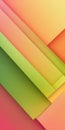 Segmented Shapes in Lime Lightsalmon Royalty Free Stock Photo