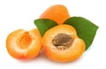 Segments an apricot