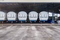 Segments of Soyuz rockets in Guiana Space Centre Royalty Free Stock Photo