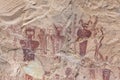 Sego Canyon Rock Art Petroglyphs Royalty Free Stock Photo