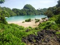 Segoro anakan beach Royalty Free Stock Photo