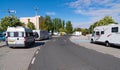 Segovia, Castile and Leon, Spain motorhomes on free parking aire