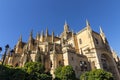 Segovia Cathedral, in autonomous region of Castile and Leon. Declared World Heritage Sites by UNESCO
