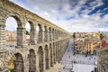 Segovia, Spain Aqueduct Royalty Free Stock Photo
