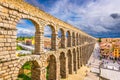 Segovia, Spain Aqueduct Royalty Free Stock Photo