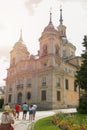 SEGOVIA, SPAIN - August 12 - 2020: Real Sitio de San Ildefonso is a Spanish municipality