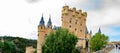 The AlcÃÂ¡zar of Segovia, dating from the early 12th century, is one of the most characteristic medieval castles in the world