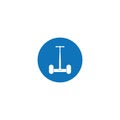 Segway icon Royalty Free Stock Photo