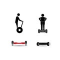 Segway icon Royalty Free Stock Photo