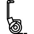Segway Icon Vector Royalty Free Stock Photo