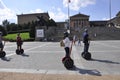 Philadelphia, PA, 3rd July: Segway riders Group Downtown Philadelphia in Pennsylvania USA