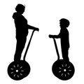 Segway silhouette