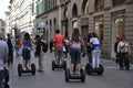 Segways on the streets of Italy