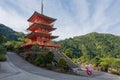 Seigantoji pagoda in Nachi Katsuura Royalty Free Stock Photo