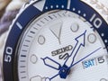 Seiko 5 140th anniversary limited edition watch close up