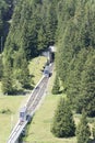 Seilbahn MÃÂ¼rren funicular, Switzerland Royalty Free Stock Photo