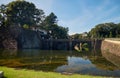 Seimon Ishibashi Bridge at Imperial Palace in Tokyo, Japan Royalty Free Stock Photo