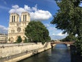 Seine and Notre Dame Cathedral, Paris