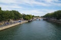 The Seine in Paris - France - Front view