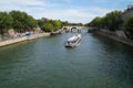 The Seine in Paris - France - Front view