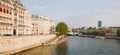 Seine Quay. Paris Royalty Free Stock Photo