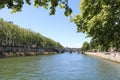 Seine river, Paris, France Royalty Free Stock Photo