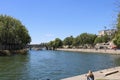 Seine river, Paris, France Royalty Free Stock Photo