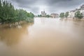 Seine river overflows in Paris