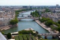 Seine river in Paris Royalty Free Stock Photo