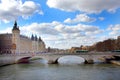 The Seine river in Paris