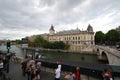 Seine, waterway, body of water, water, town
