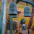 Buddha statues at Seiryu-ji Buddhist temple in Aomori, Japan