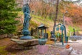 Buddha statues at Seiryu-ji Buddhist temple in Aomori, Japan