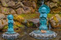 Buddha statues at Seiryu-ji Buddhist temple in Aomori, Japan