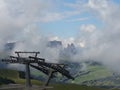 Seiser Alm viewed from Ciampinoi, Dolomiti.