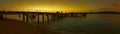 Seisia Jetty Cape York sunset, North Queensland Australia