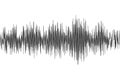 seismic waves Royalty Free Stock Photo