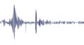 Seismogram of seismic activity or lie detector record