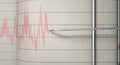 Seismograph Earthquake Activity Royalty Free Stock Photo