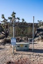 Seismographic Equipment In Joshua Tree Royalty Free Stock Photo