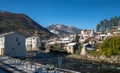 Seix village pyrÃÂ©nÃÂ©en sous la neige Royalty Free Stock Photo