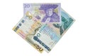 Sek Swedish crowns banknotes composition