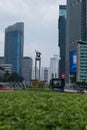Jakarta, Indonesia - June 10, 2020: Selamat Datang Monument