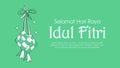 selamat idul fitri background for eid mubarak event