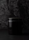 Selangor, Malaysia - April 2020: A black cup of nescafe over dark background Royalty Free Stock Photo